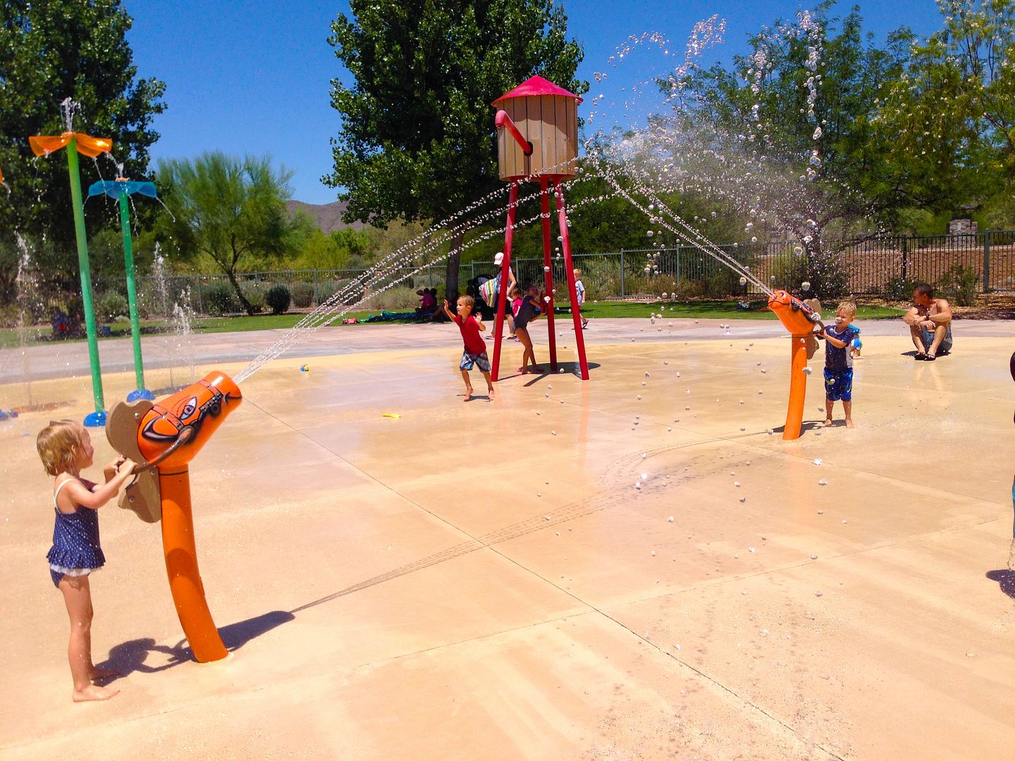 Anne's Odds and Ends Splash Pad Crawl Super Fun Summer Activity!